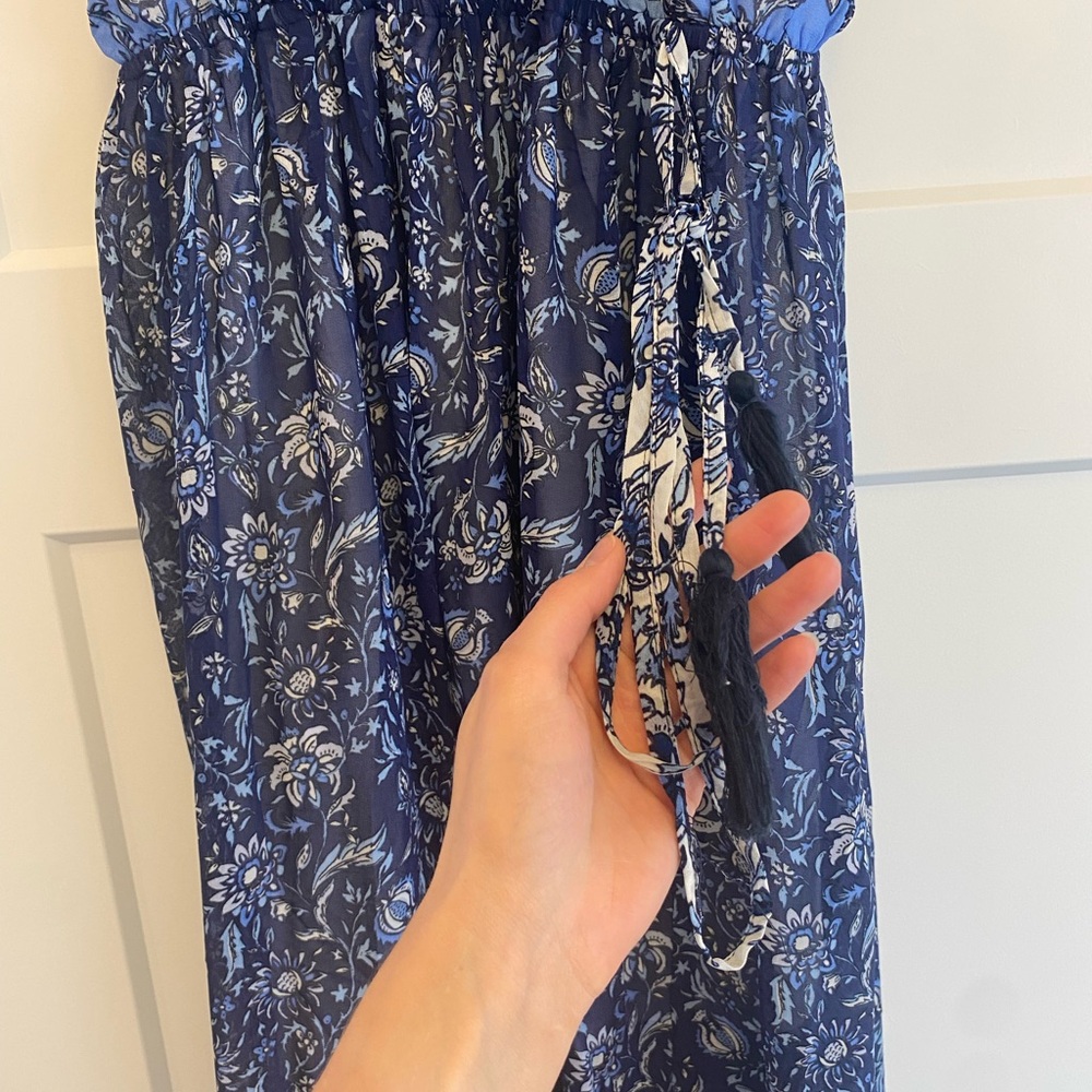 Miss Me Ruffle Slit Maxi Dress - Picture 13 of 14